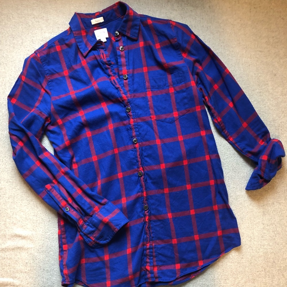 J.Crew Plaid Buttondown